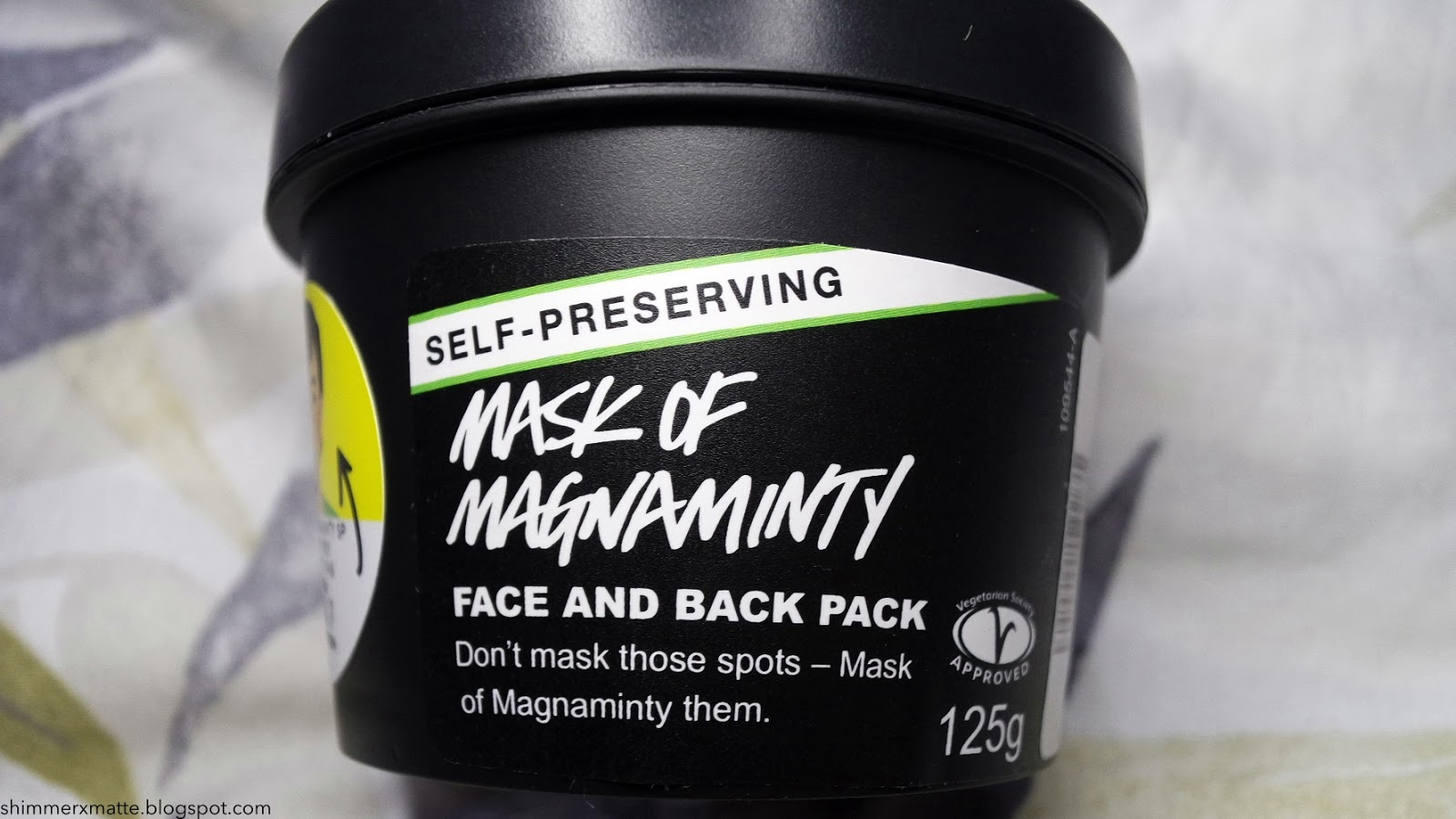 Lush Mask of Magnaminty (SelfPreserving) Review Shimmer and Matte