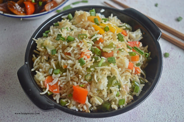 Vegetable Fried Rice Recipe | How to make restaurant style Veg Fried Rice