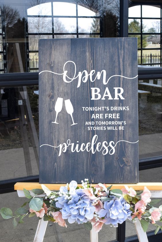 Is An Open Bar Right For Your Wedding?