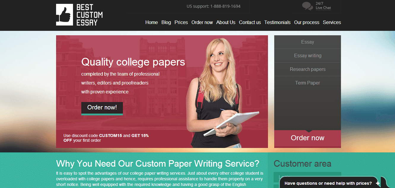 BestCustomEssay.org Essay Writing Service Picture