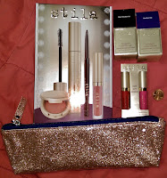 Stila haul holiday 2016 Backstage Beauty Icons gift Set Lips Are Sealed Duo Got Ink'd Amethyst Black eye liner