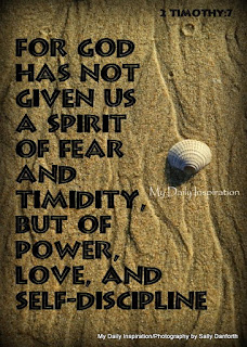 bible spirit of fear and timidity