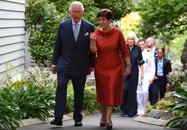 The Prince of Wales and The Duchess of Cornwall attended a reception hosted by the Governor-General at Government House