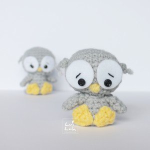 Совенок амигуруми крючком