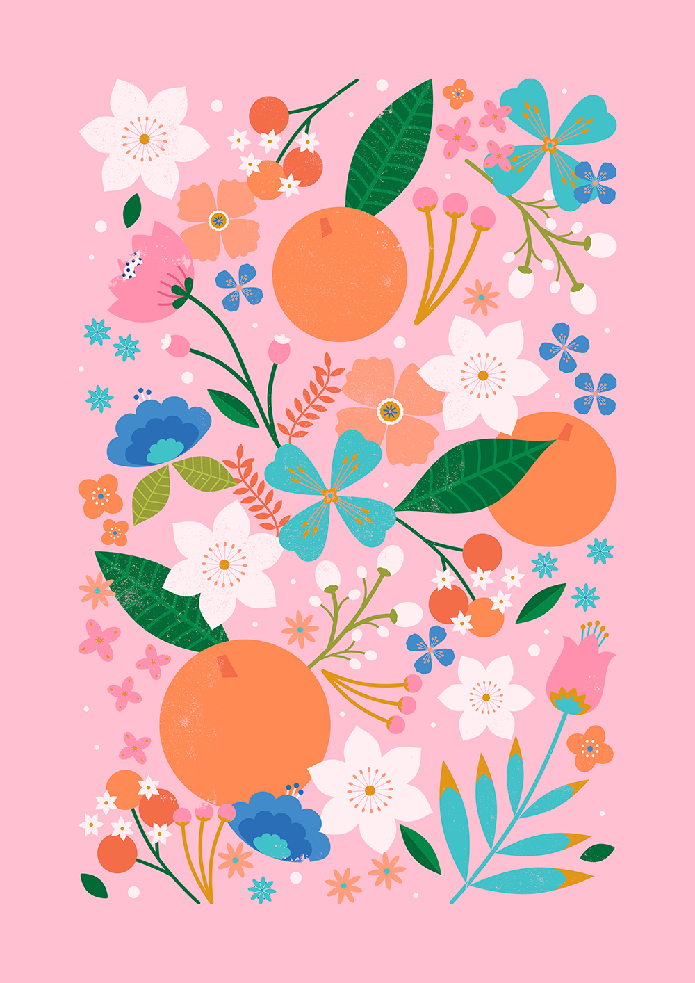 Carly Watts Art & Illustration Orange Blossom