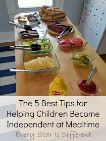 The 5 Best Tips for helping Children Become Independent at Mealtime