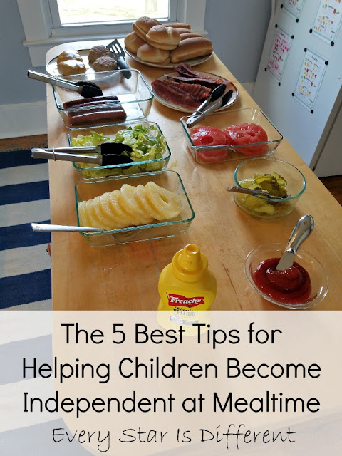 The 5 Best Tips for helping Children Become Independent at Mealtime