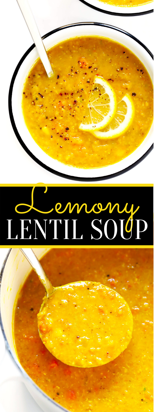 LEMONY LENTIL SOUP #vegetarian #lunch LEMONY LENTIL SOUP #vegetarian #lunch