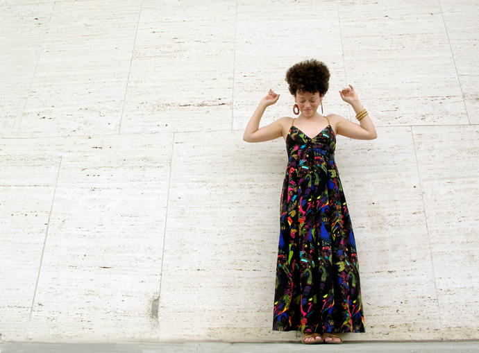 oonaballoona | a sewing blog | linen rayon summer maxi dress | mood fabrics