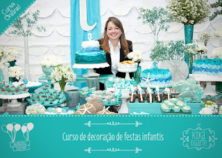 Curso "Decoração de Festas Infantis" pela internet