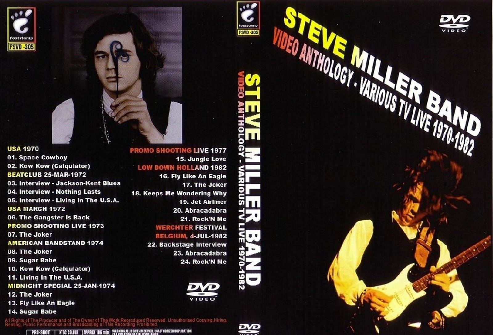 Peter C's Music TV & Video Archives: THE STEVE MILLER BAND on DVD