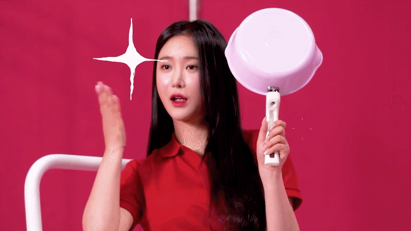 브레이브걸스 해피콜 광고 촬영 움짤 - 꾸르