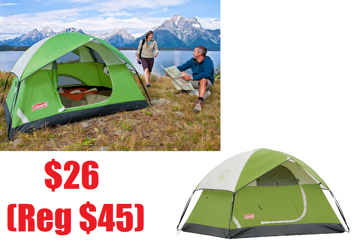 Coleman Sundome 2Person Camping Tent 26.69 (Reg 45) + Free Shipping