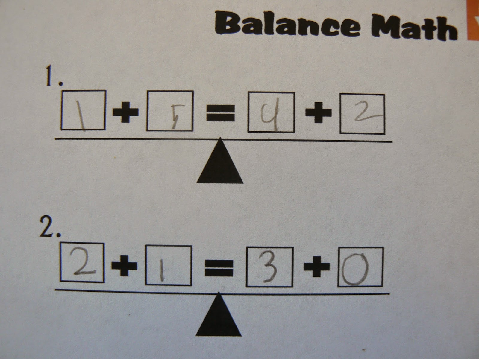 Interactive Balance Scale Math