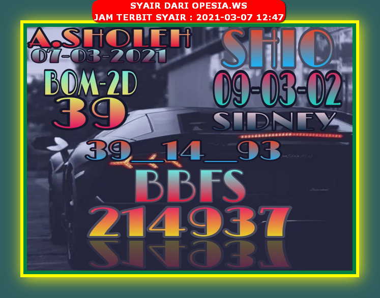 PREDIKSI SIDNEY