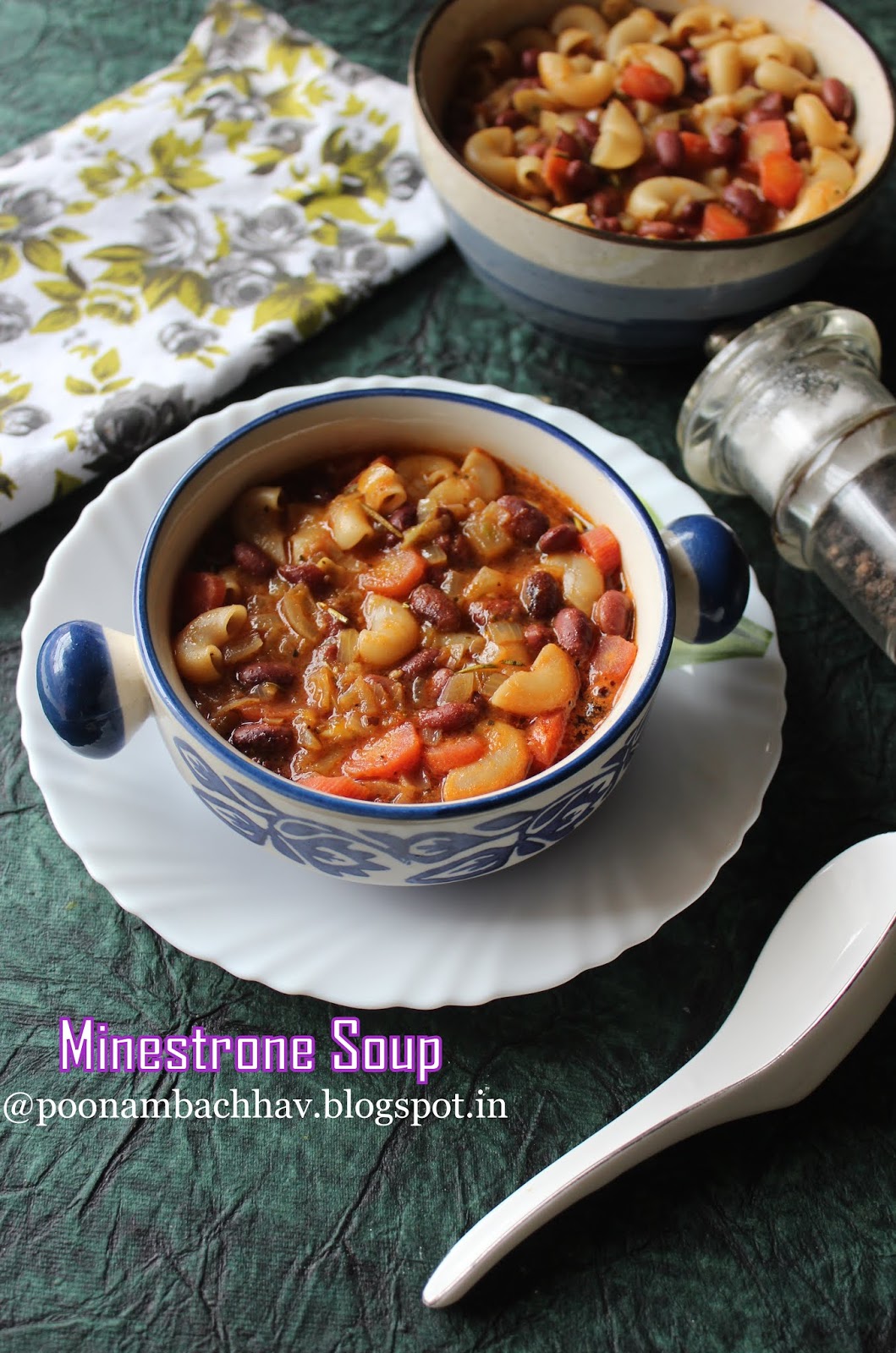 Annapurna Minestrone Soup With Kidney Beans