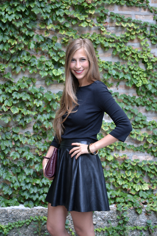 The Wearist: Wearing: Leather skirt