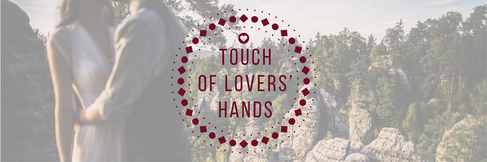 Touch of lovers’ hands