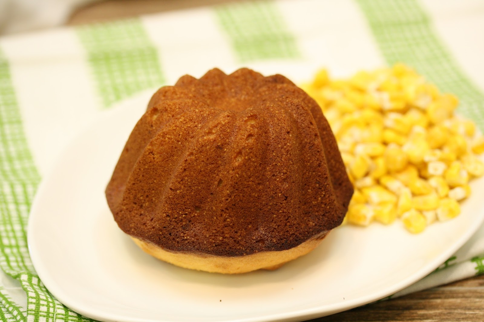 Cornbread Mini Bundt Cakes In the Kitchen with Honeyville