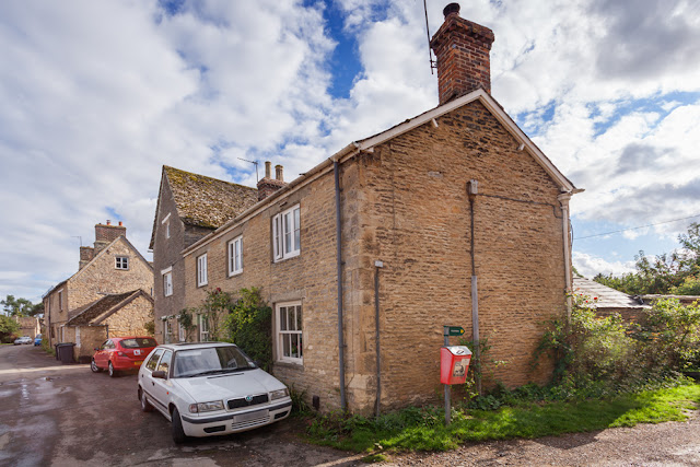 House in Bampton Oxfordshire used as the village post office in Downton Abbey by Martyn Ferry Photography