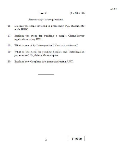 Alagappa University M.Sc.,(CS)-ADVANCED JAVA PROGRAMMING APRIL 2019 ...