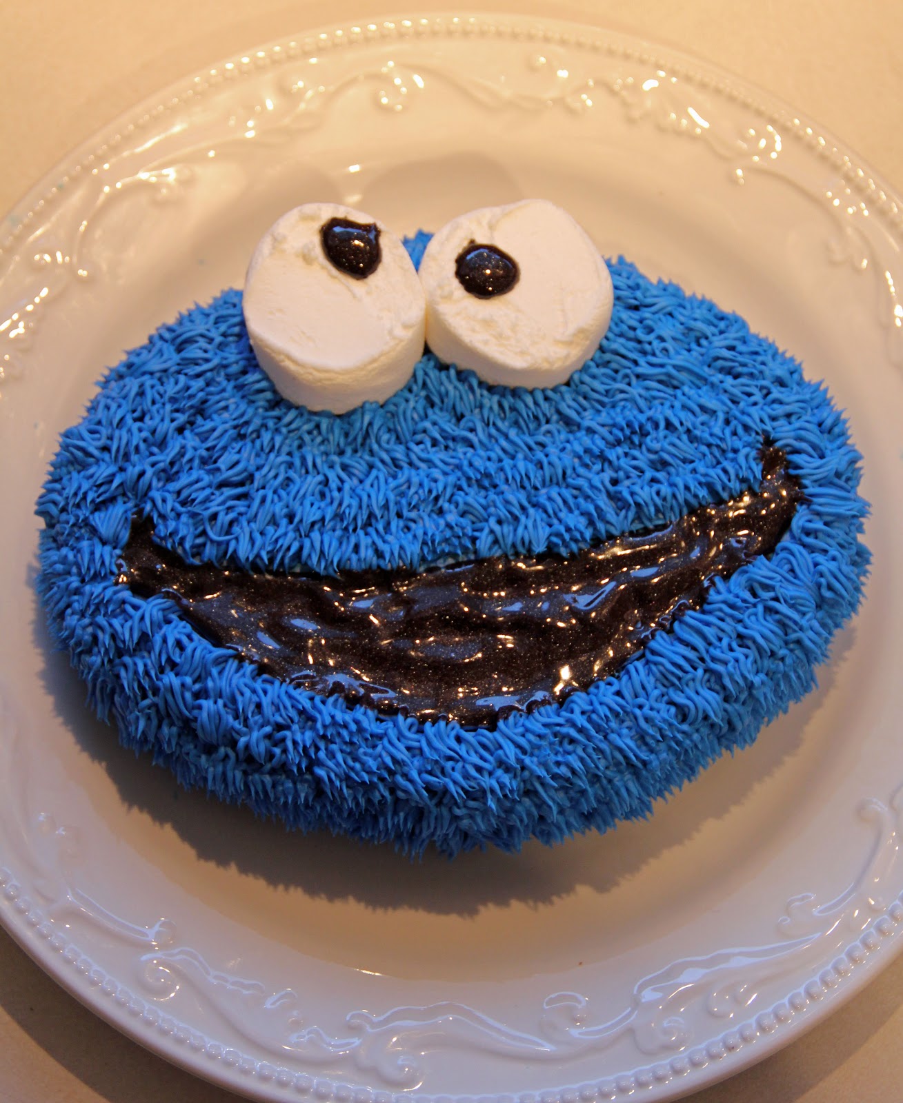 Jo And Sue Cookie Monster Cake