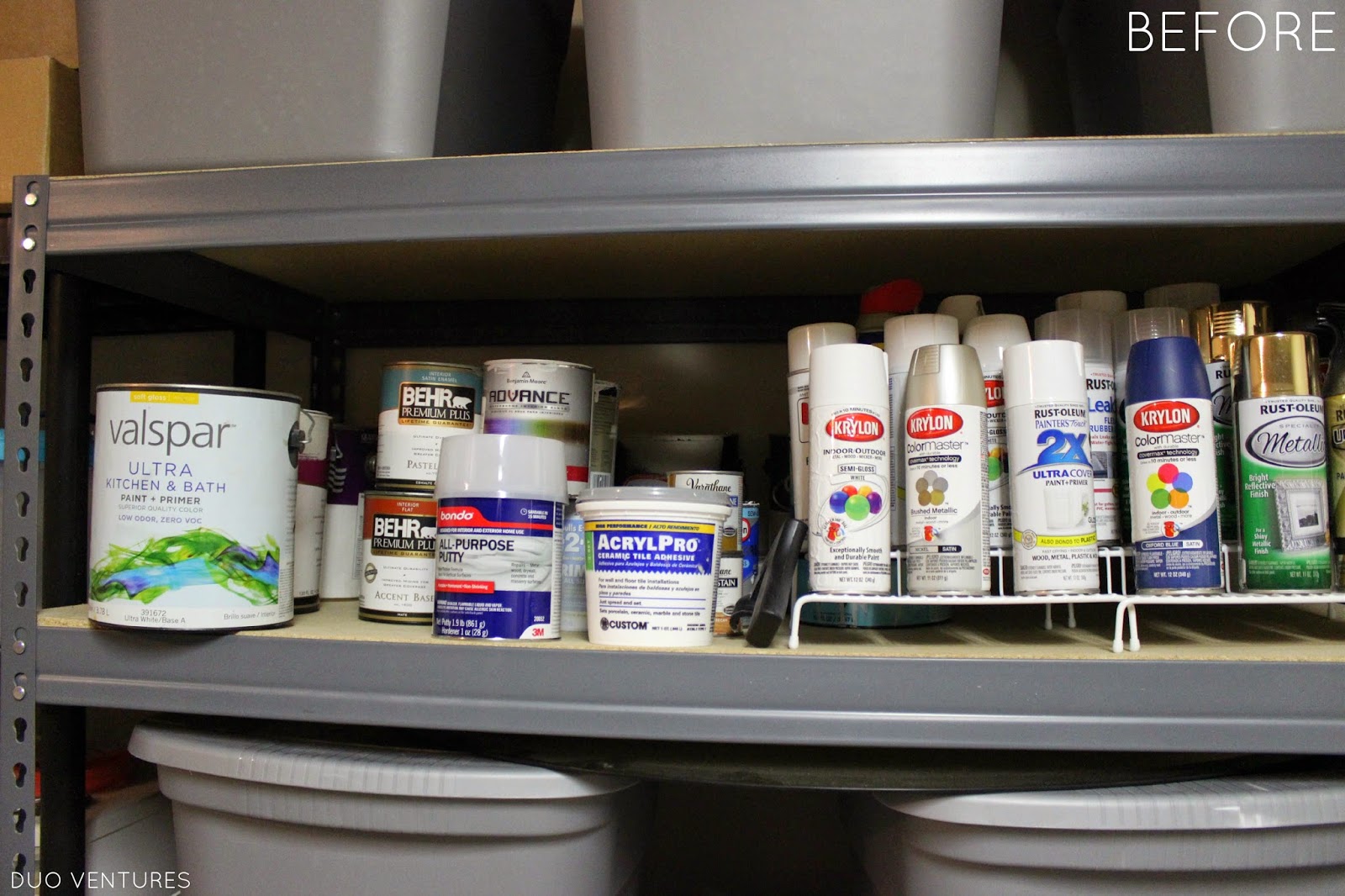 Duo Ventures The Garage Extra Paint Storage