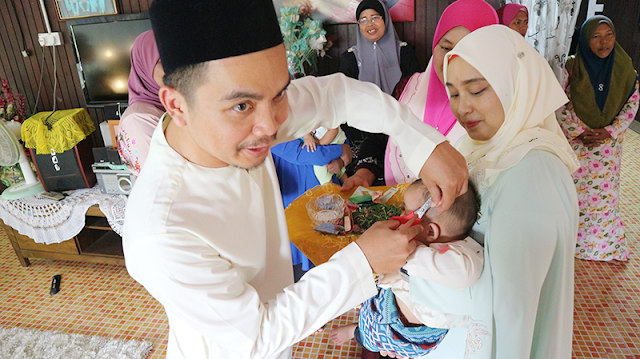 Pelamin Berendoi Cantik Majlis Akikah Aali Hasil Izzahbridalhouse Muar Johor 13