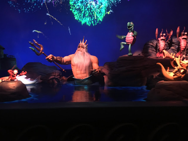 King Triton Finale The Little Mermaid Ariel's Undersea Adventure Disney California Adventure