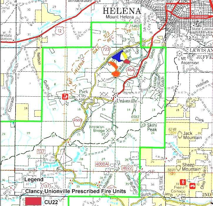 Helena National Forest Helena National Forest Map