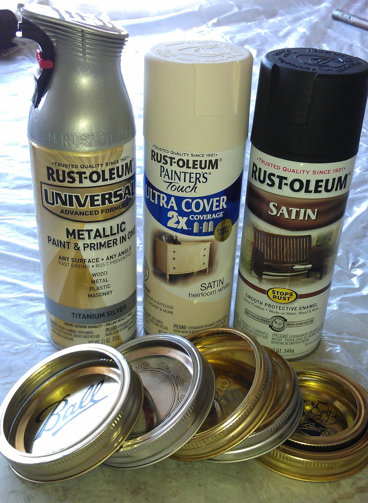 Lustering Lovelies Mason Jar Lids