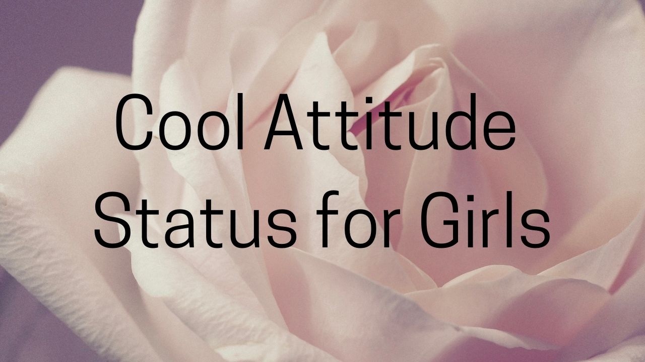 150+[Best] Cool Attitude Status for Girls (in 2021)