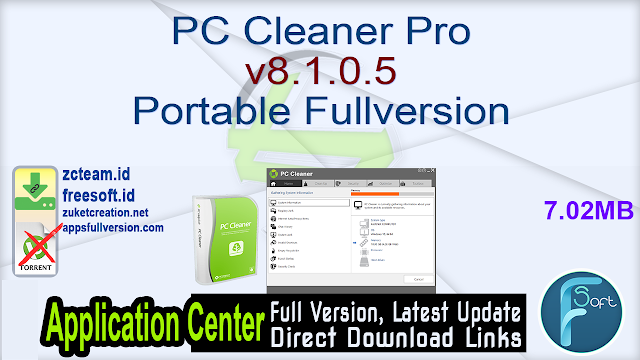 PC Cleaner Pro v8.1.0.5 Portable Fullversion