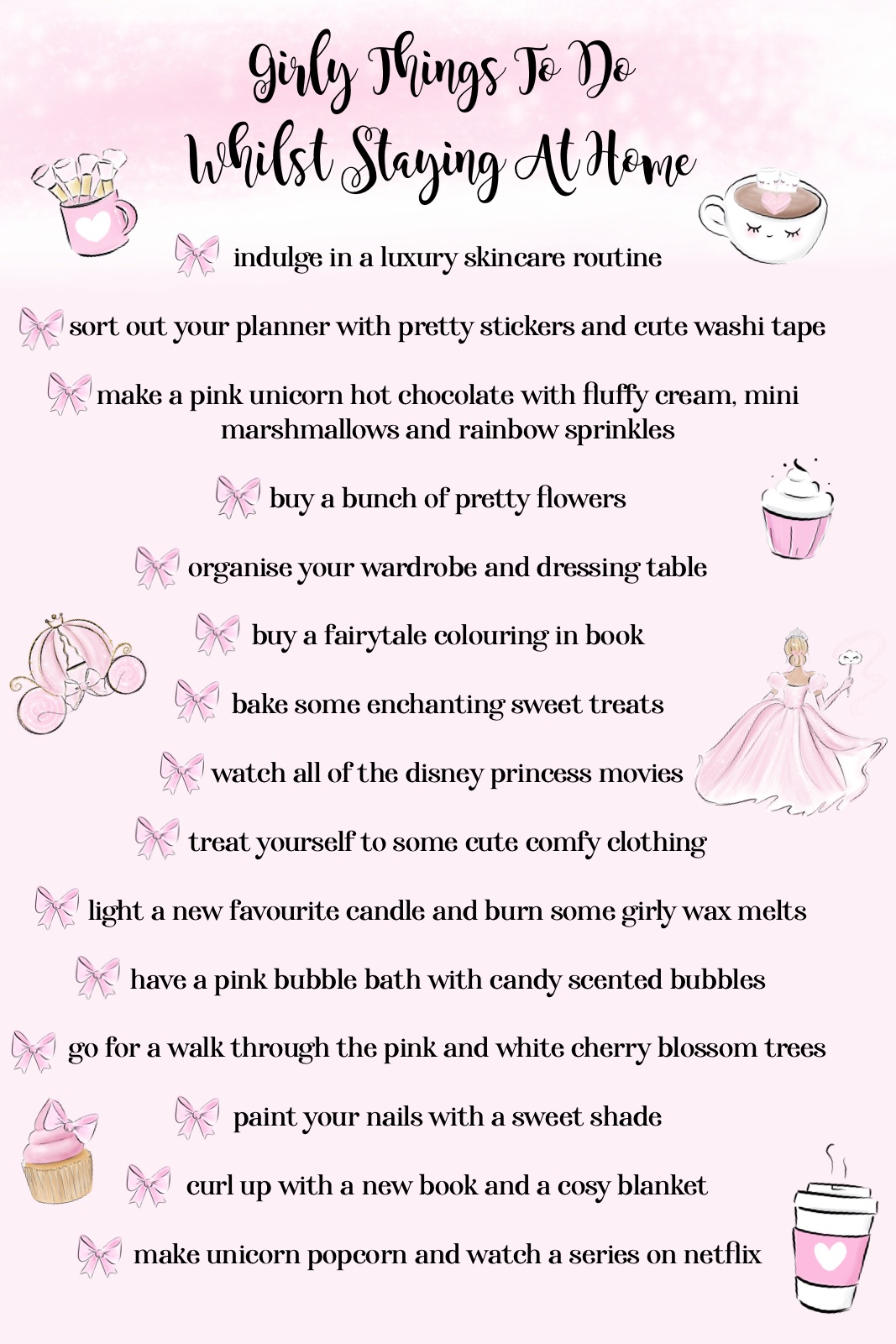 Pretty Little Wishes Girly Things To Do Whilst Staying At Home
