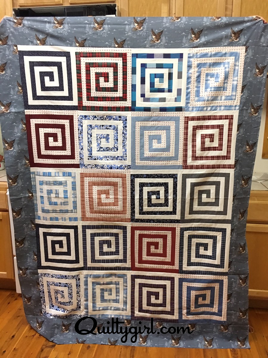Alycia Quilts Quiltygirl Greek Key Quilt...... and its Finished Friday!!
