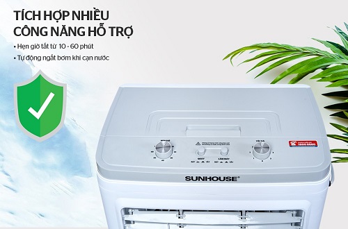 Máy làm mát không khí SUNHOUSE SHD7734, Tặng sinh tố SHD5112