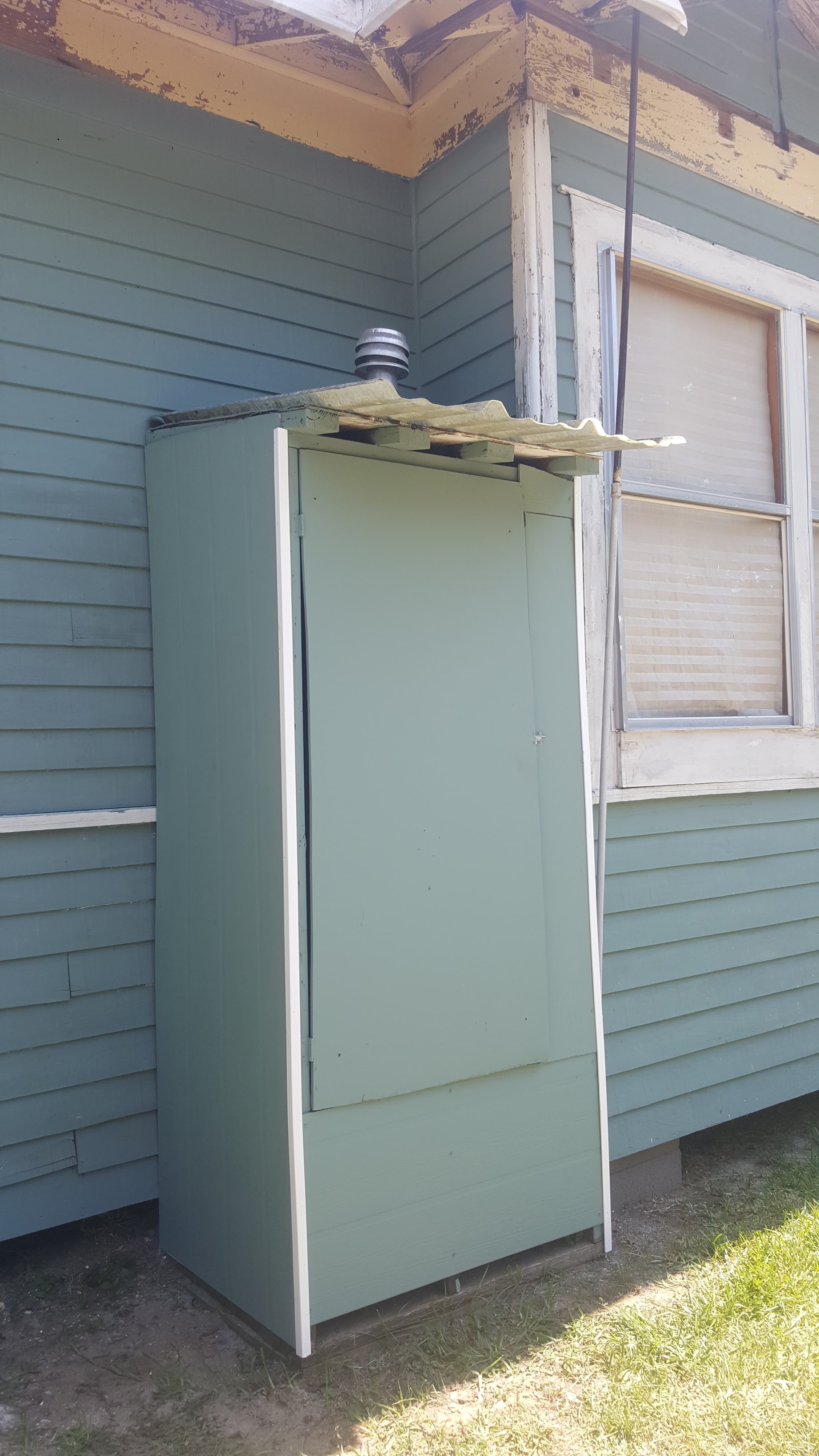 A new enclosure for the water heater