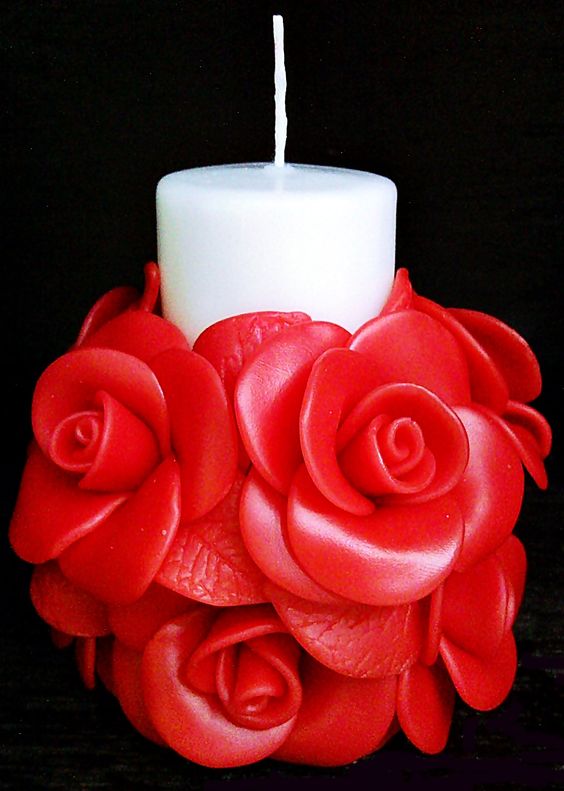 Molde para hacer velas Rosa de Mayo  Hacer velas, Como hacer velas, Velas  aromaticas
