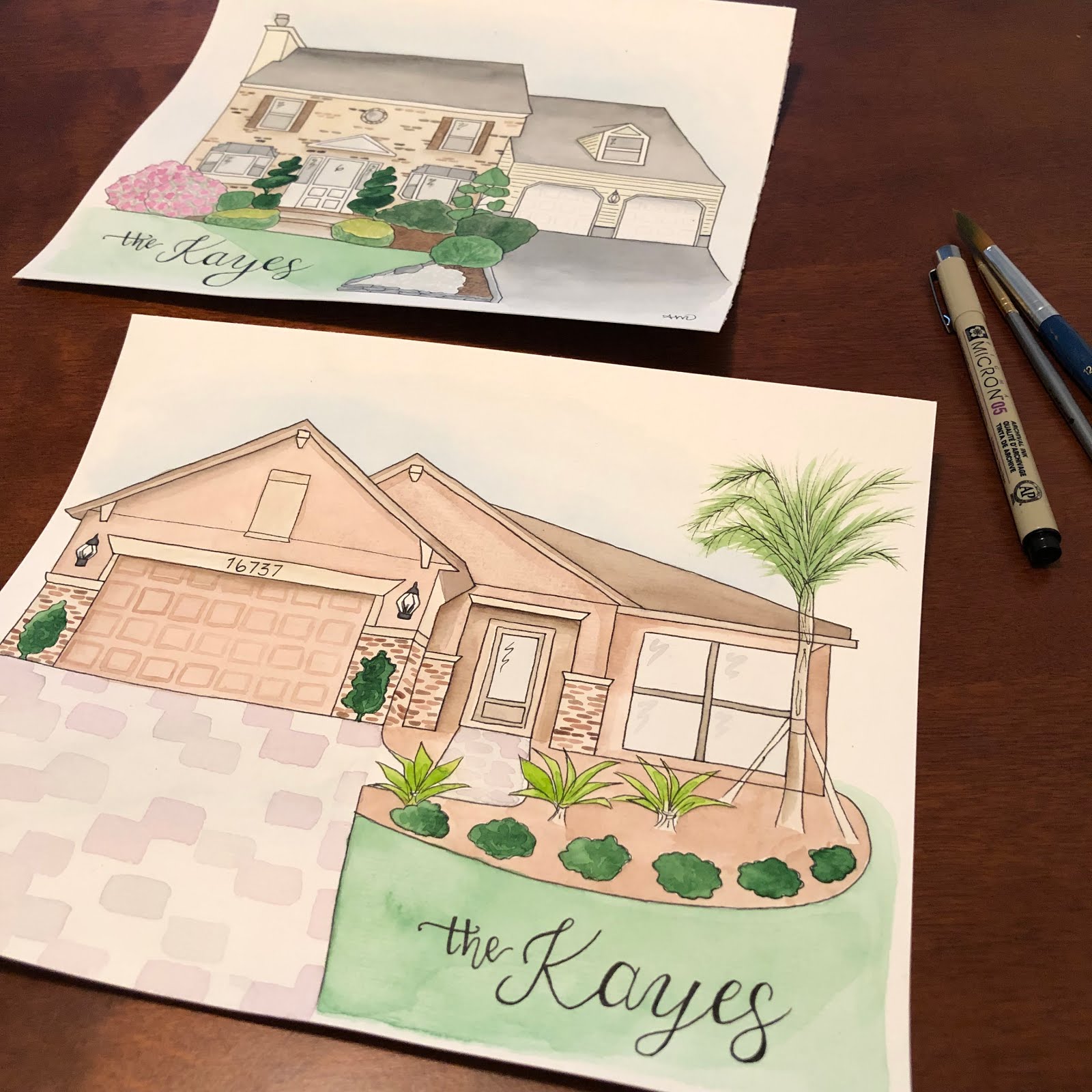 Custom Home Paintings