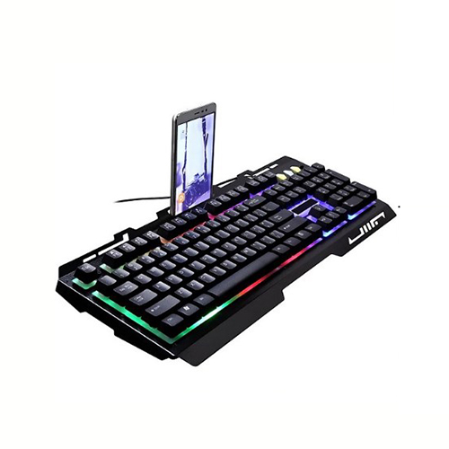 Bàn Phím Giả Cơ Chuyên Game G700 Thiết Kế LED Có Giá Đỡ Điện Thoại Cao Cấp