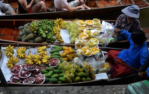 Mercato della frutta Tailandia