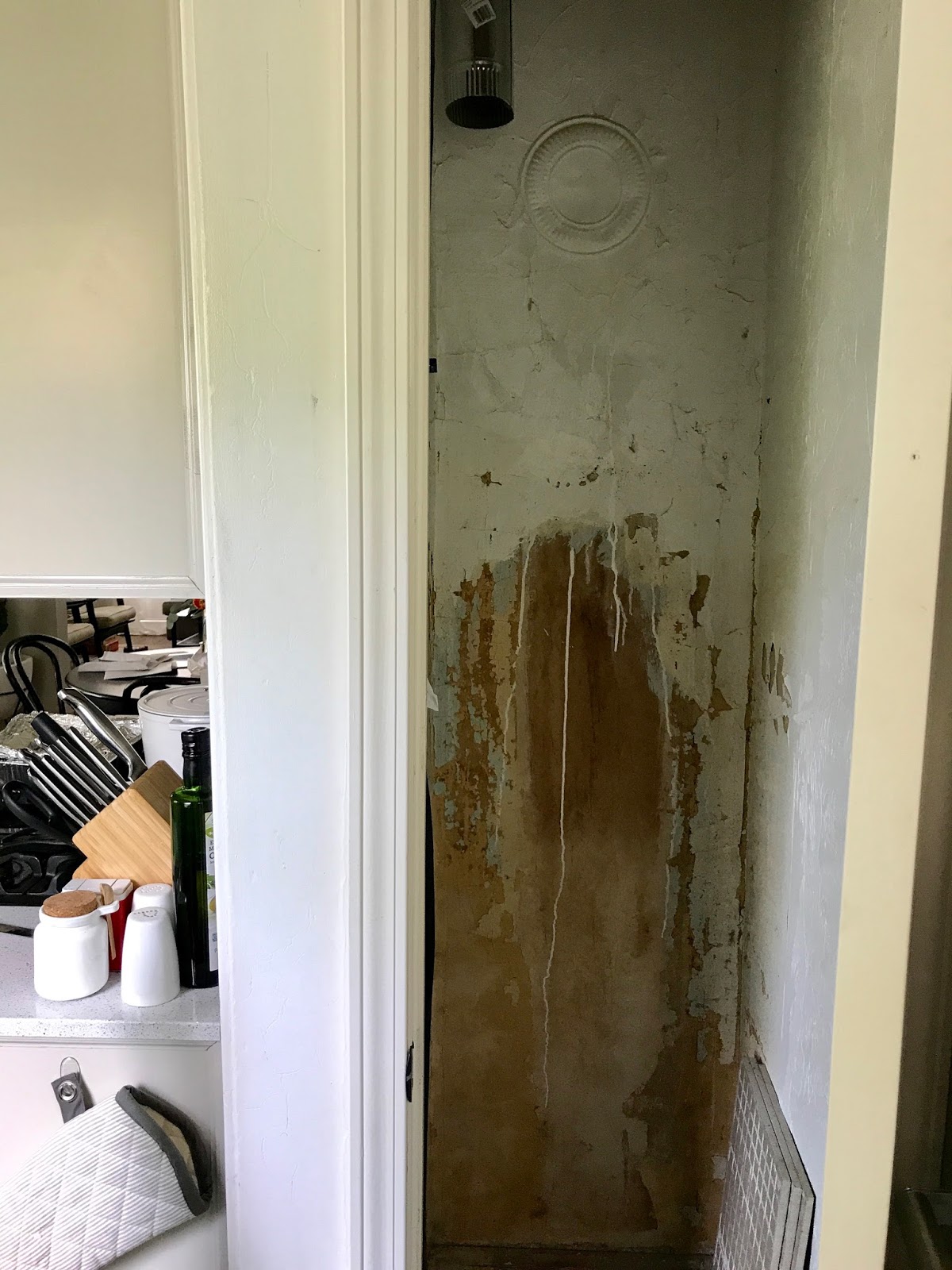 Turning A Water Heater Closet Into A Pantry Before After