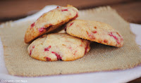 Galletas con frambuesas y nueces