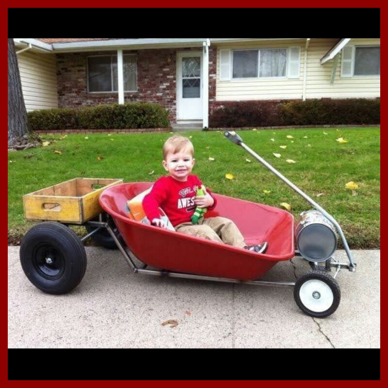 DIY And Household Tips Custom Pedal Car Stroller / Wagon