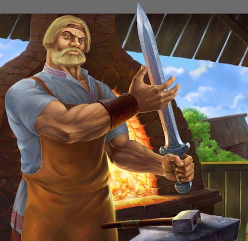 Приходите... я буду вам рада...: КУЗНЕЦ. Притча