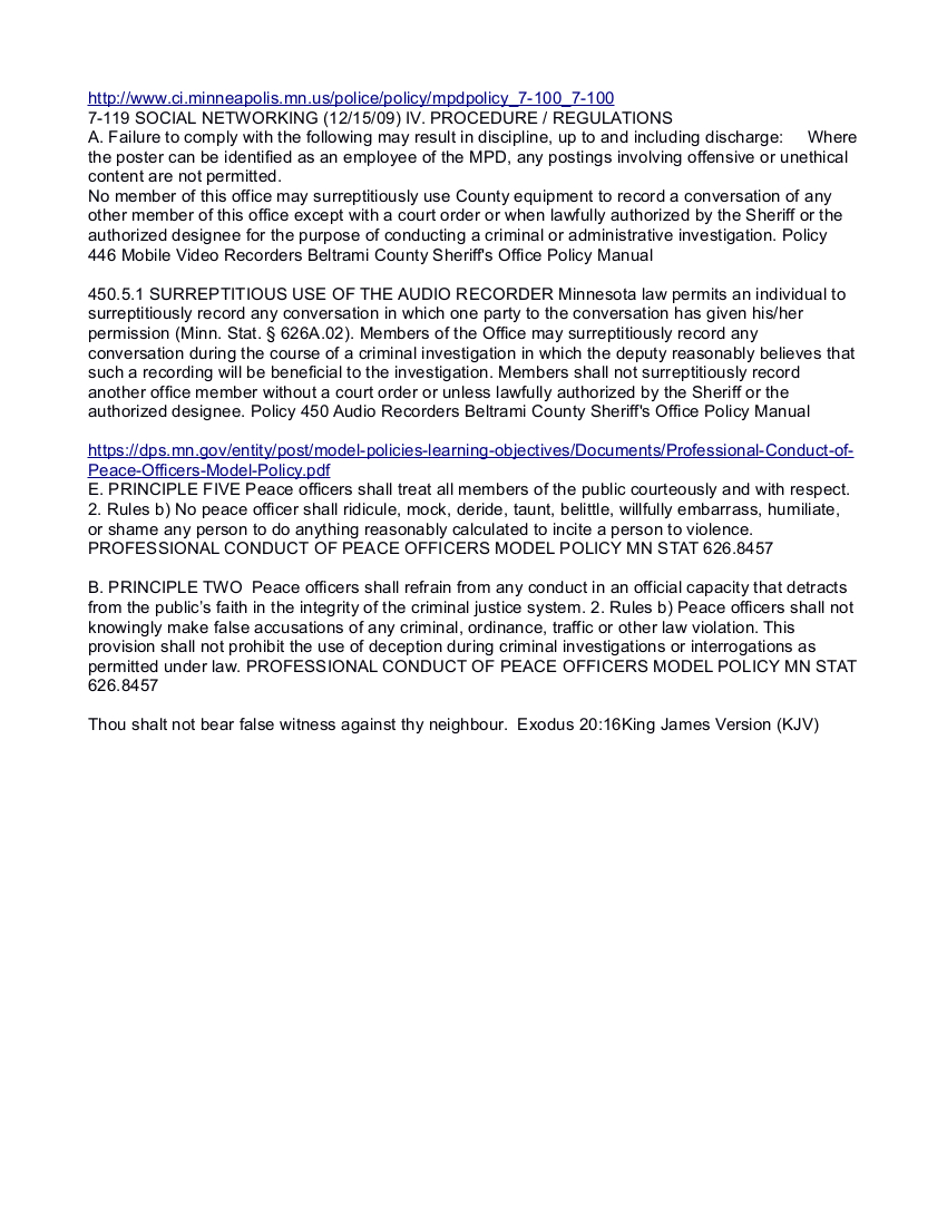 Lion News Complaint VS SoCalled Public Servant Alexandria PD Capt