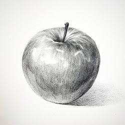 apple pencil sketch drawing fruit drawings sketches draw fruits 소묘 사과 still apples zeichnen apfel 드로잉 shading illustration easy 일러스트