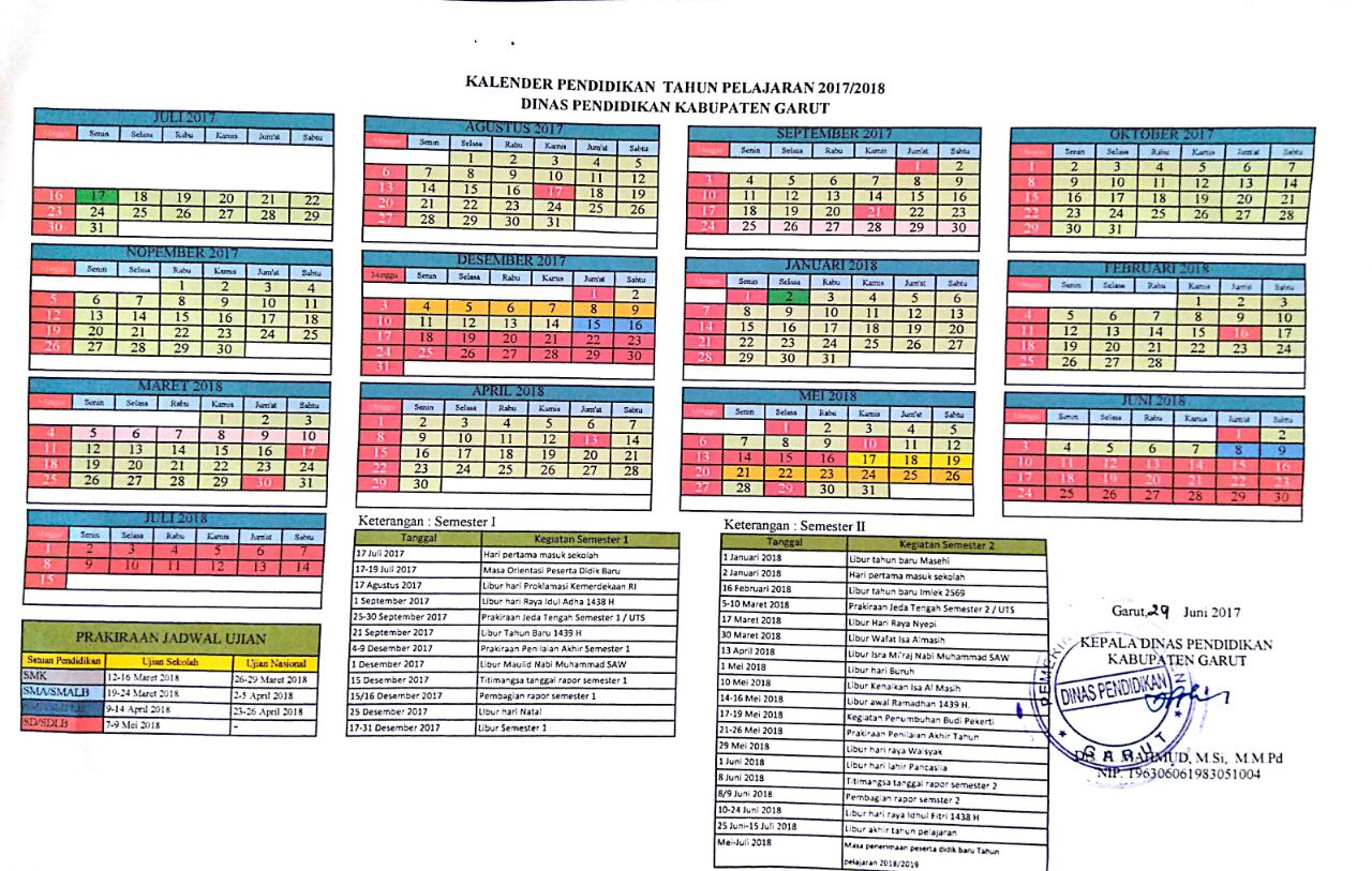 Kalender Pendidikan 2017 2018 Kab Garut Sdn Suju 3 Kalender Pendidikan 2017 2018 Kab Garut