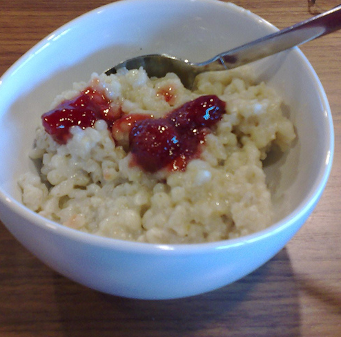 Strawberry Barley Porridge