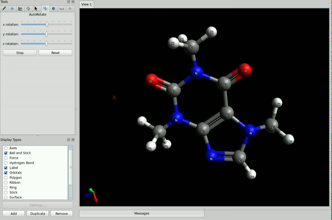 Educación con las TICs AVOGADRO Visualización de Átomos y Moléculas en 3D
